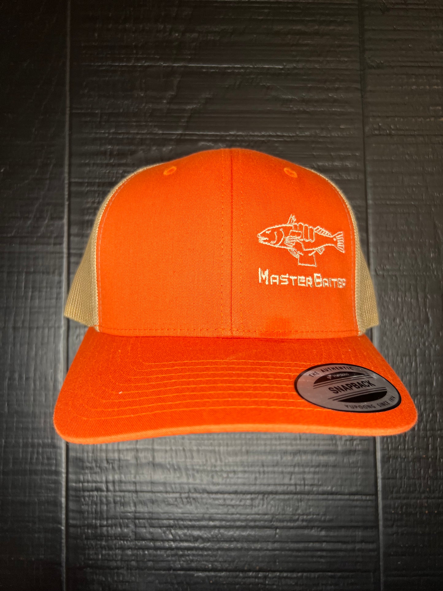Orange/Tan Trucker Masterbaiter cap
