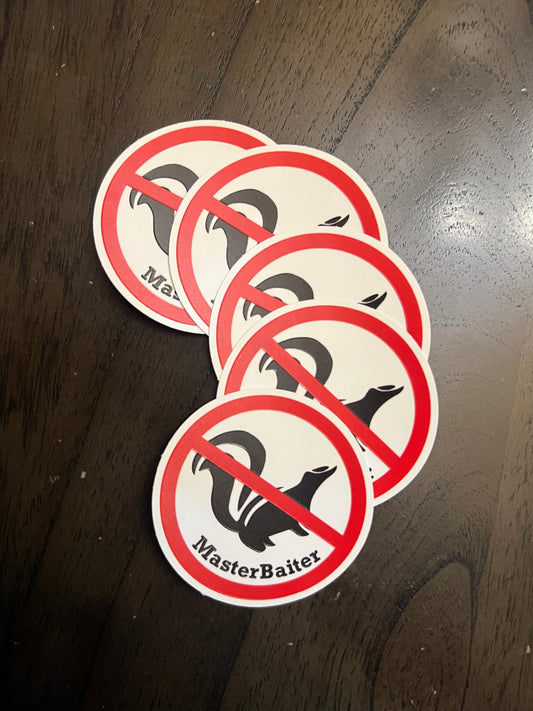 No Skunk Zone Sticker