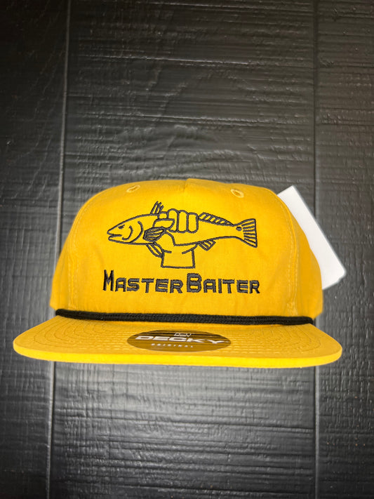 Yellow Flatbill Rope DriFit Cap