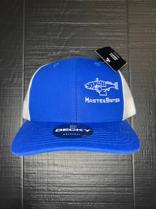 Blue/White Trucker Masterbaiter Cap