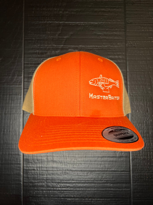 Orange/Tan Trucker Masterbaiter cap