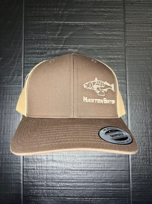 Brown/Tan Trucker Masterbaiter Cap