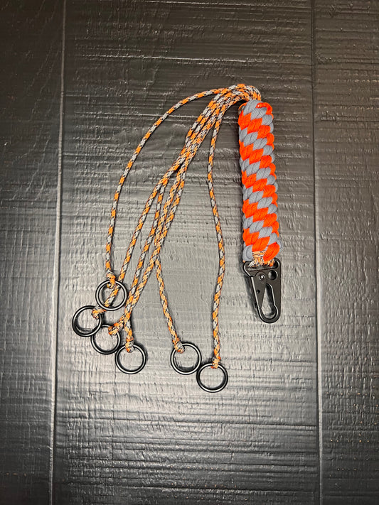 Gray/Orange Duck Tote