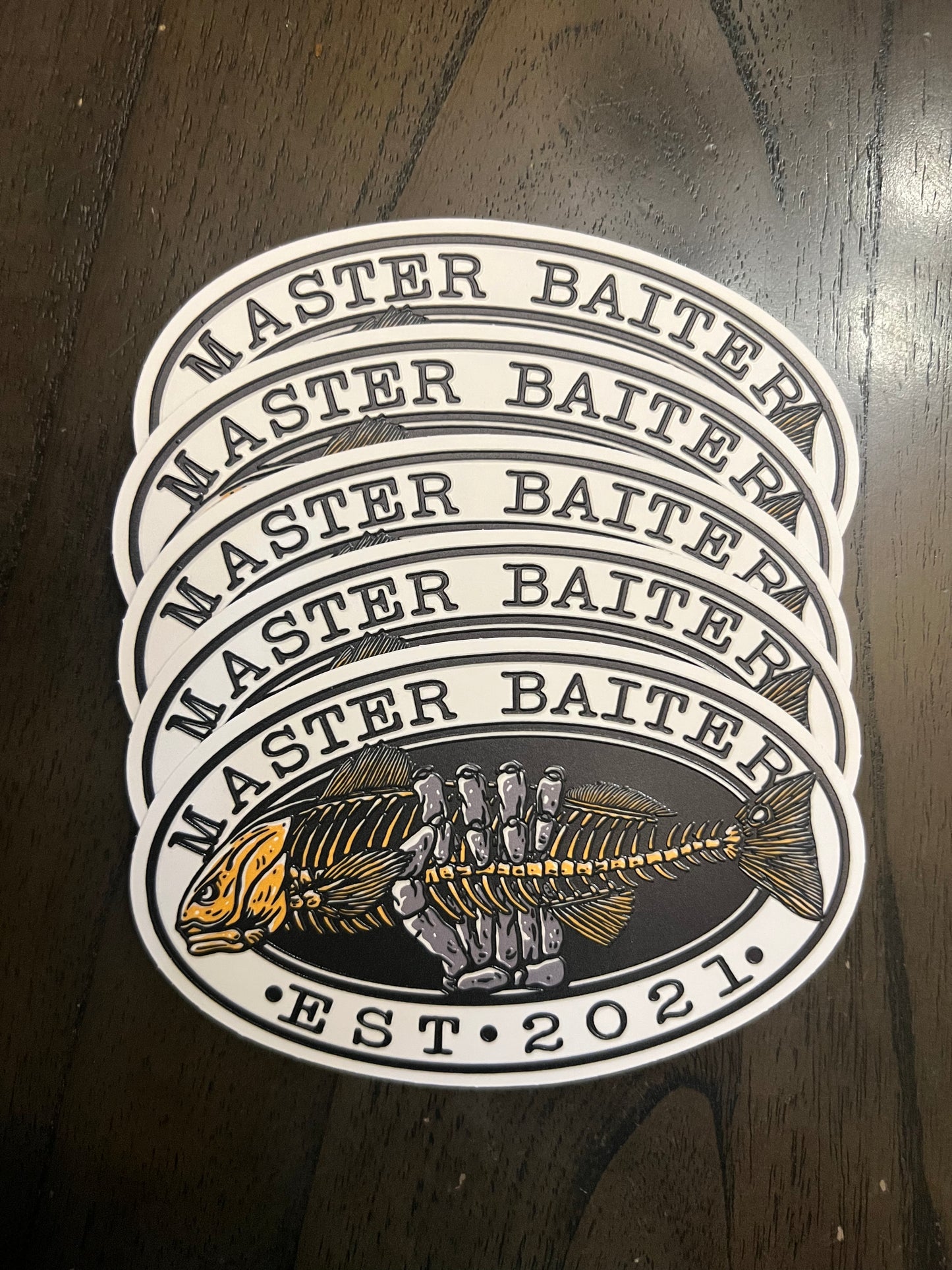 Redfish Skeleton Masterbaiter Sticker