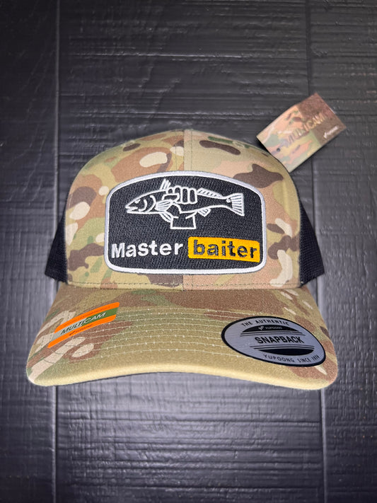 Multicam/Black Trucker Masterbaiter Hub Patch Cap