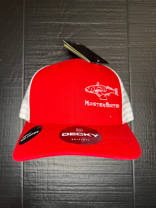 Red/White Trucker Masterbaiter Cap
