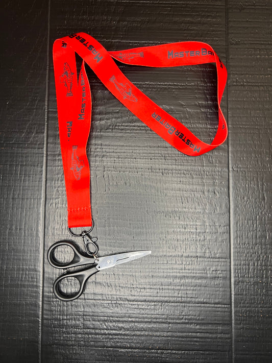 Red Masterbaiter lanyard W/ Scissors